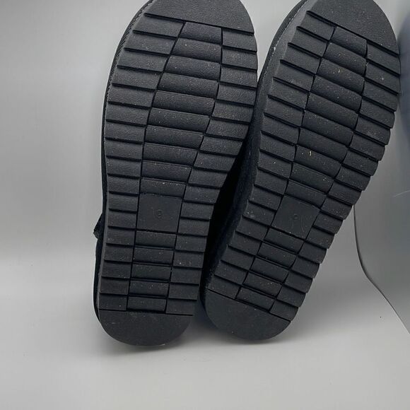 CUSHIONAIRE Women's Cozypull on boot +Memory Foam 9 BLACK - Picture 5 of 7